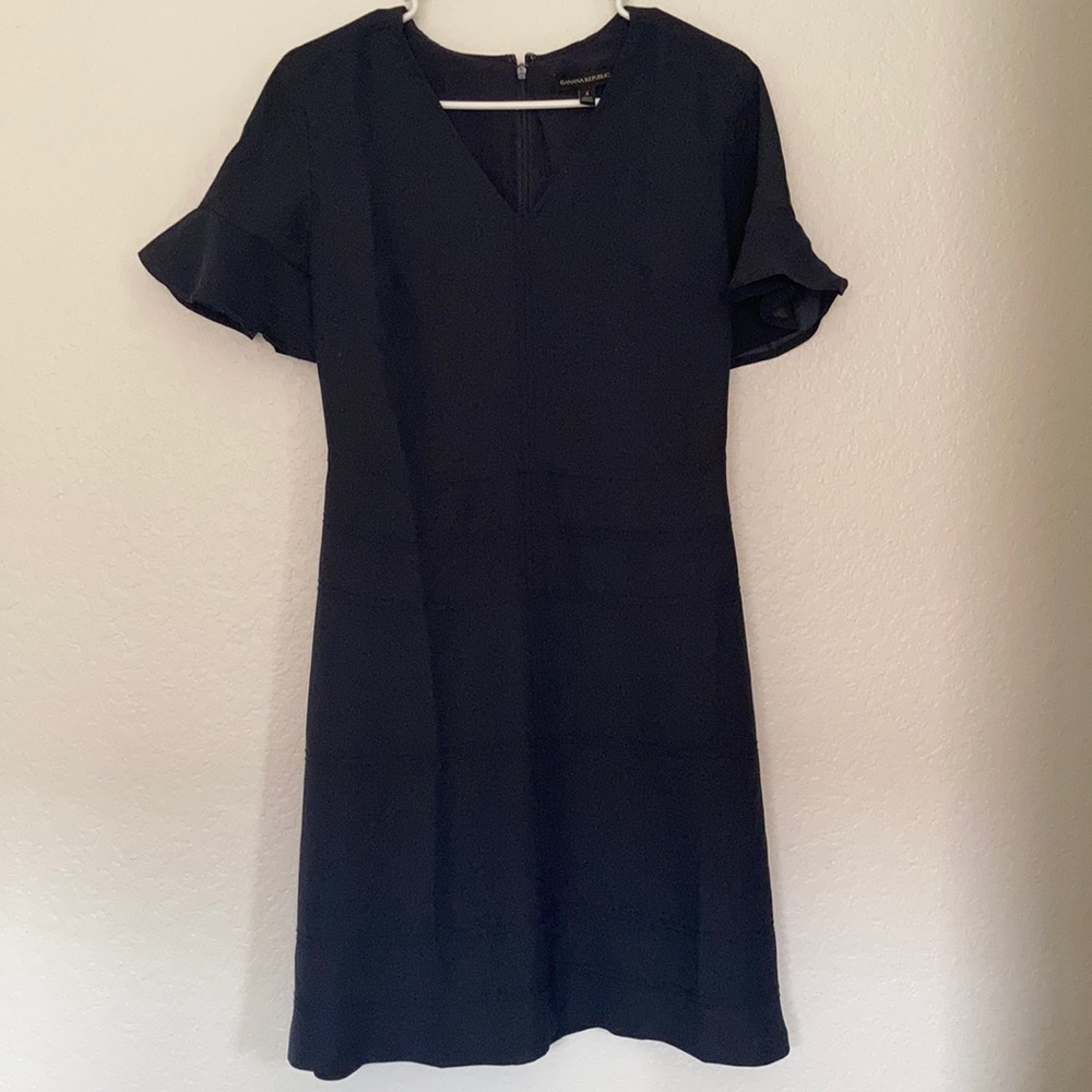 Banana Republic Ruffle Sleeve Dress
